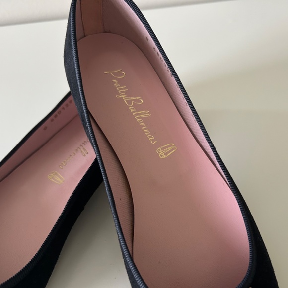 Pretty Ballerinas suede jewelled flats NEW size 36/6 - Picture 2 of 3